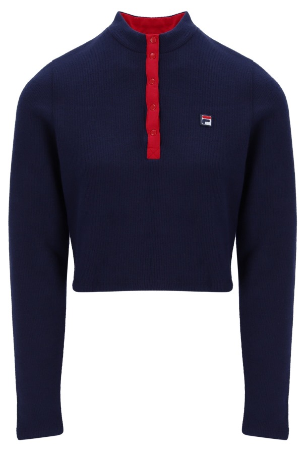 Josie High Neck Rib Top Fila Outlets